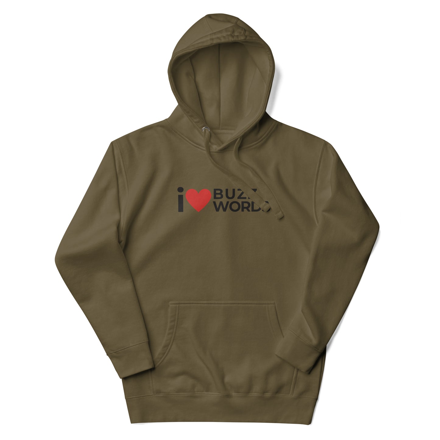 i heart buzzwords Hoodie